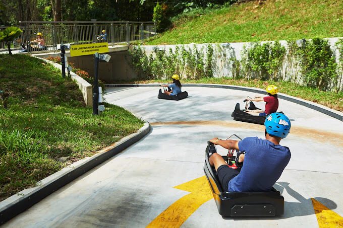 Top 23 Fun Outdoor Activities in Singapore To Try This Weekend, featuring the Skyline Luge at Sentosa.